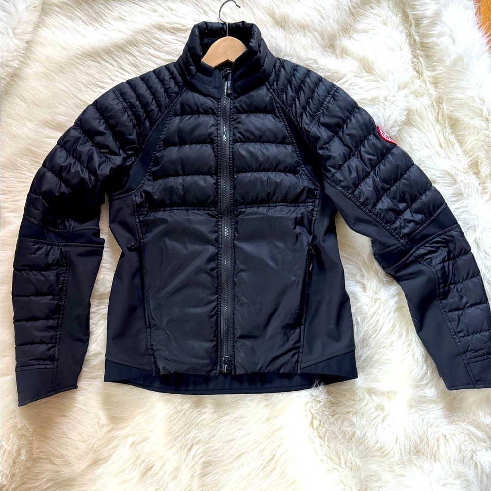 Canada Goose Black Women's Hybrid Puffer Jacket